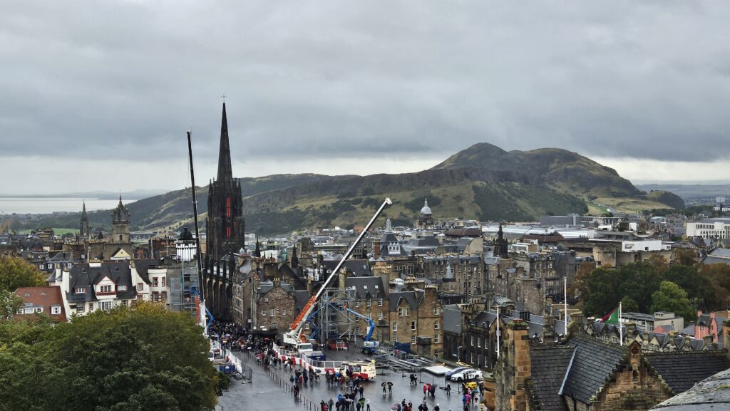 Visiting the Edinburgh Castle