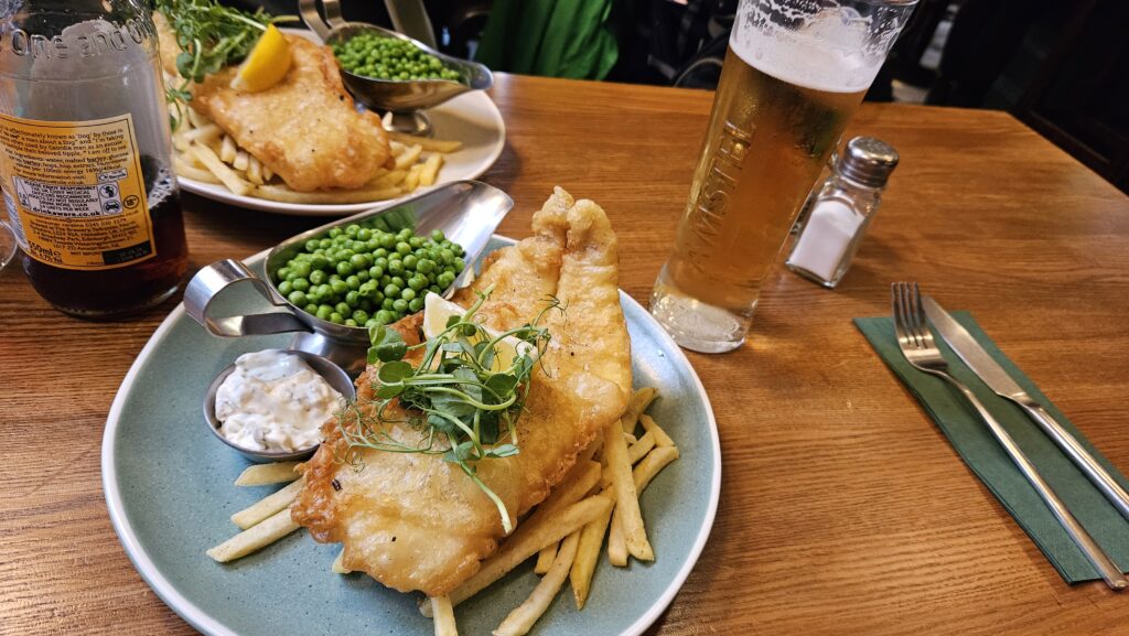 Fish and Chips at the Fountainbridge Fox