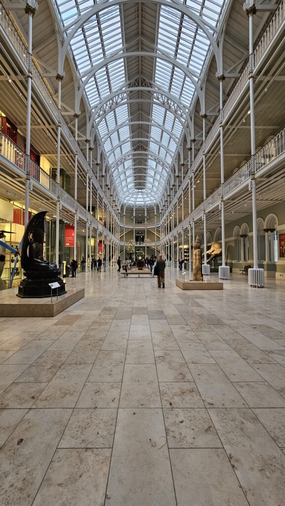 Inside the National Museum of Scotland