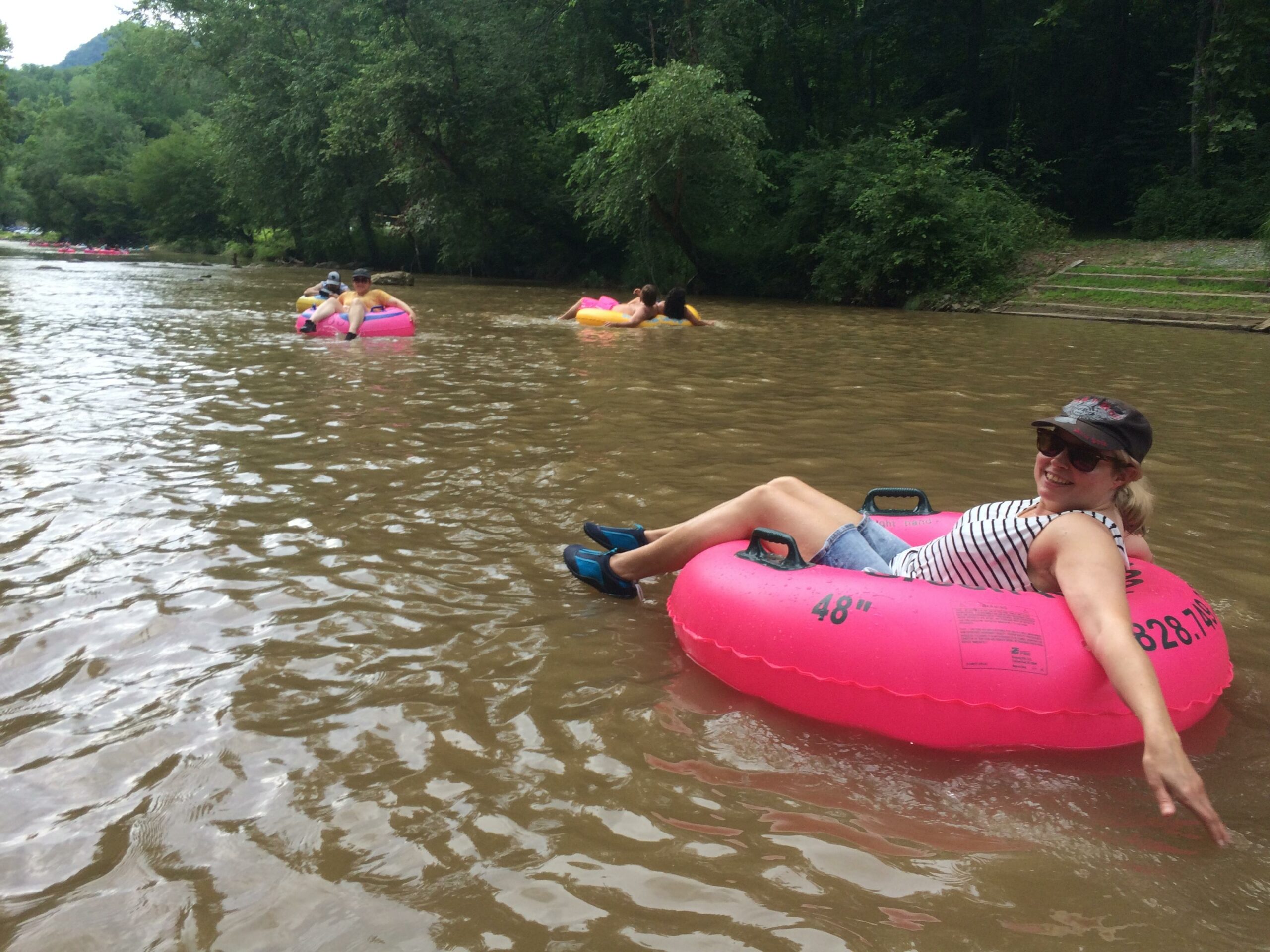 Tubing Down the Green River in Saluda, NC
